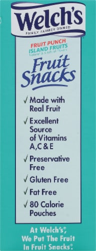 Welch's Fruit Punch/Island Fruits Combo Pack Fruit Snacks Perspective: left