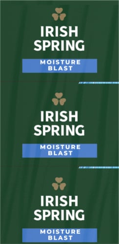 Irish Spring® Moisture Blast Deodorant Soap Perspective: left