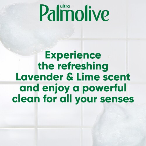 Palmolive Ultra Relaxing Lavender and Lime Scent Liquid Dish Soap Cuts Through Grease Perspective: left