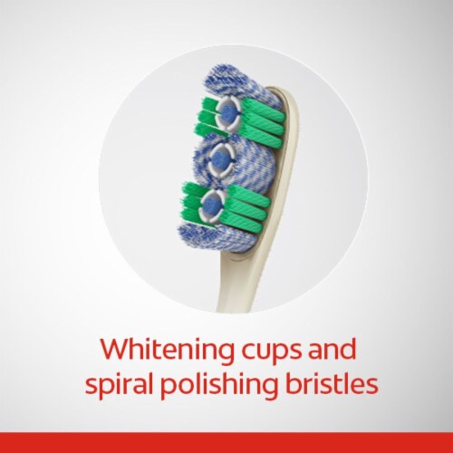 Colgate® 360® Optic White® Whitening Medium Toothbrush Value Pack Perspective: left