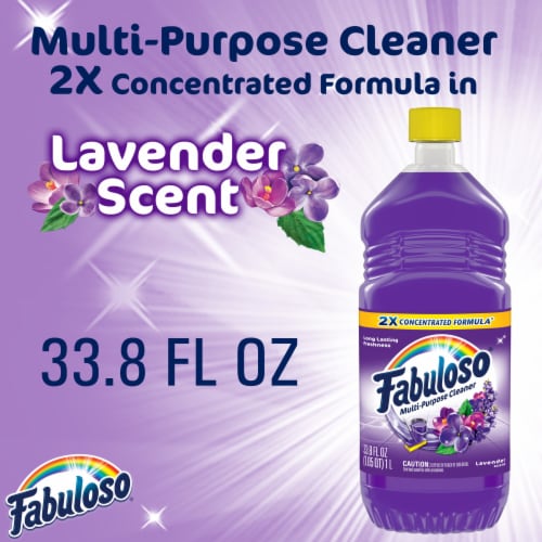 Fabuloso Multi-Purpose Cleaner 2X Concentrated Formula Lavender Scent Perspective: left