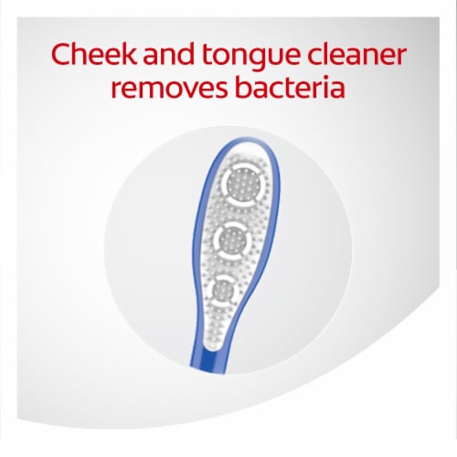 Colgate® 360® Whole Mouth Clean with Tongue and Cheek Cleaner Medium Toothbrush Value Pack Perspective: left
