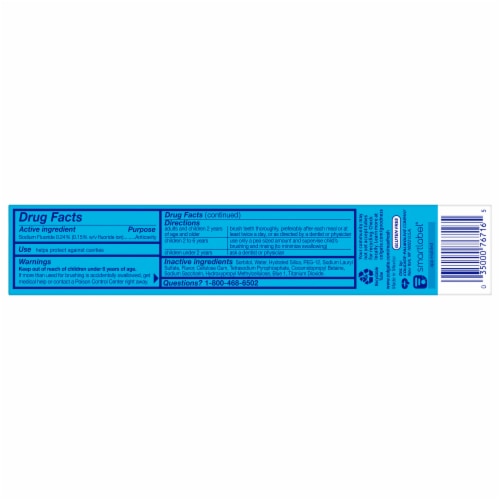 Colgate Max Fresh Toothpaste with Mini Breath Strips Cool Mint Perspective: left