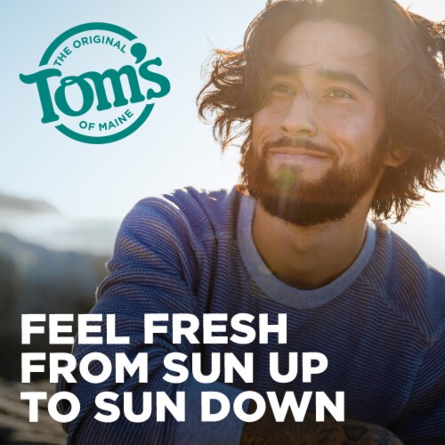 Tom's of Maine Long-Lasting Aluminum-Free Natural Deodorant for Men, Mountain Spring Perspective: left