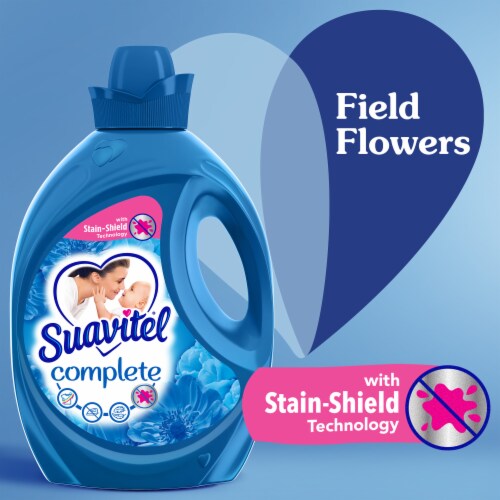 Suavitel Complete Liquid Fabric Softener Field Flowers Scent Perspective: left