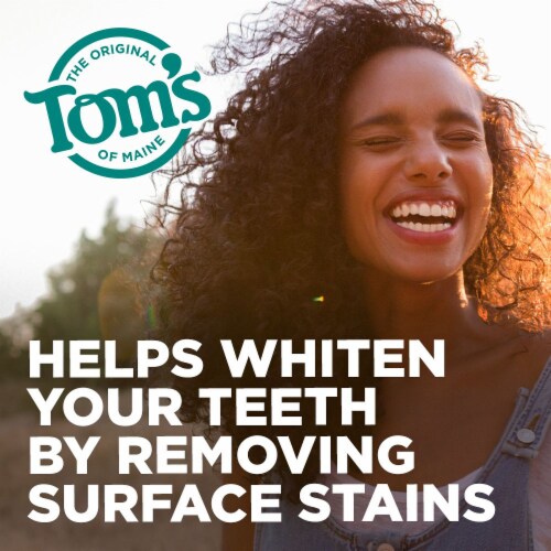 Tom's of Maine Botanically Bright Peppermint Toothpaste Perspective: left
