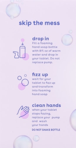 Softsoap Sparkling Lavender Foaming Hand Soap Tablet Refills Perspective: left