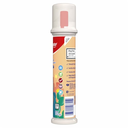 Colgate Kids Maximum Cavity Protection Mild Bubble Fruit Toothpaste Perspective: left