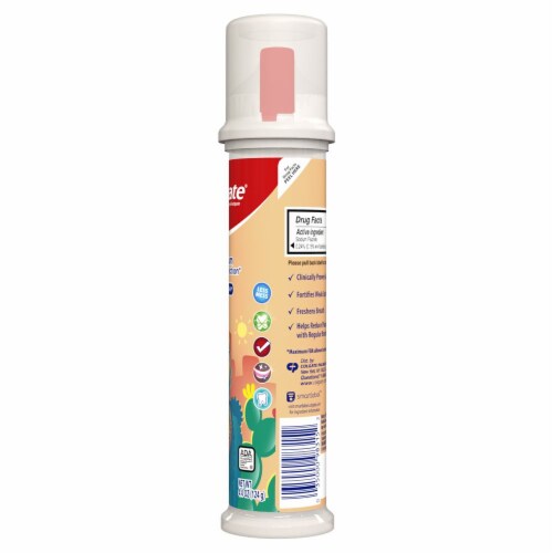 Colgate Kids Maximum Cavity Protection Mild Bubble Fruit Toothpaste Perspective: left