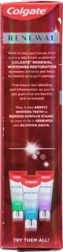 Colgate Renewal Cool Mint Gum Revitalizing Toothpaste Perspective: left