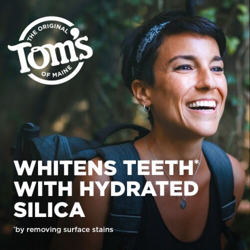 Tom's of Maine PureActiv Fresh + Bright Anticavity Toothpaste Fresh Mint Perspective: left
