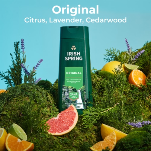 Irish Spring Mens Body Wash with Original Clean Scent Perspective: left