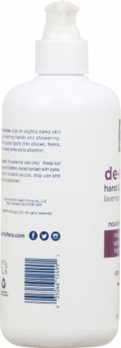 Kiss My Face De-Stress Lavender + Ylang Ylang Hand & Body Lotion Perspective: left