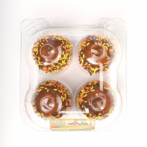 Tastee Apple Fall Caramel Apple Pops Perspective: left