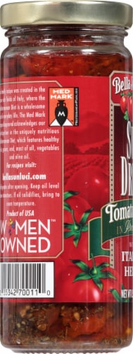 Bella Sun Luci Sun Dried Tomato Halves with Italian Herbs Perspective: left