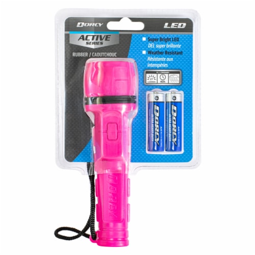Dorcy LED Active Series Rubber Flashlight - Assorted Perspective: left