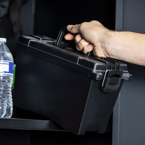 Life+Gear First Aid + Survival Waterproof Kit Perspective: left