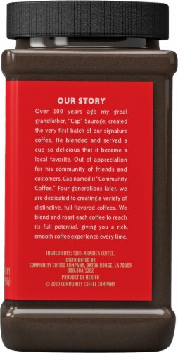 Community Coffee® Dark Roast Instant Coffee Perspective: left