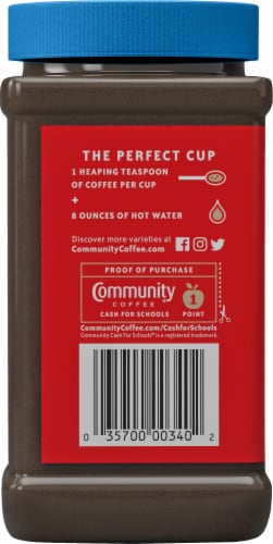 Community Coffee® Breakfast Blend Medium Roast Instant Coffee Perspective: left