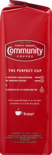 Community Coffee® Dark Roast Ground Coffee Perspective: left
