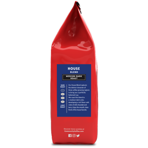 Community Coffee® House Blend Medium-Dark Roast Ground Coffee Perspective: left