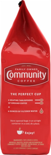 Community Coffee® New Orleans Blend Dark Roast Ground Coffee Perspective: left