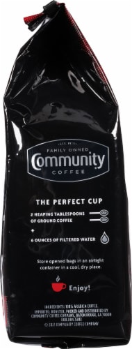 Community Coffee® Dark & Bold Intense Blend Dark Roast Ground Coffee Perspective: left