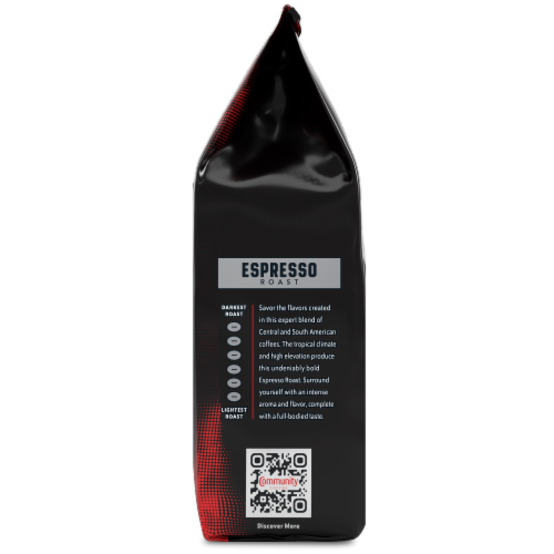 Community Coffee® Dark & Bold Espresso Roast Ground Coffee Perspective: left