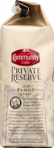 Community Coffee Private Reserve Evangeline Blend Dark Roast Ground Coffee Perspective: left