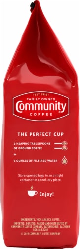 Community Coffee Cafe Special Decaf Medium-Dark Roast Ground Coffee Perspective: left