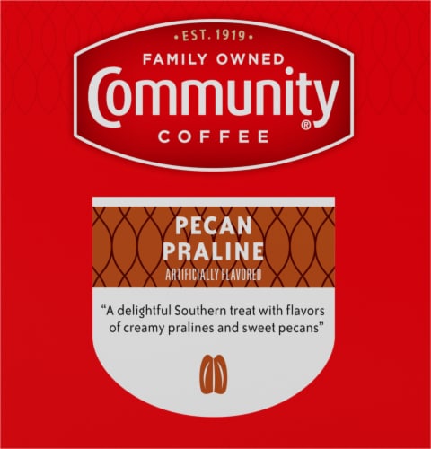 Community Coffee® Pecan Praline K-Cup® Coffee Pods Perspective: left