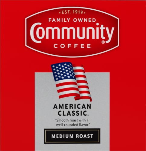 Community Coffee® American Classic™ Medium Roast K-Cup Coffee Pods Perspective: left