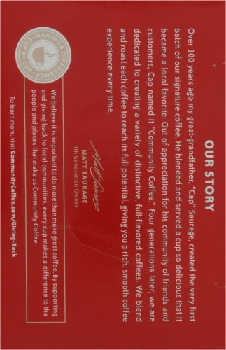 Community Coffee® Strawberries & Chocolate K-Cup Coffee Pods Perspective: left