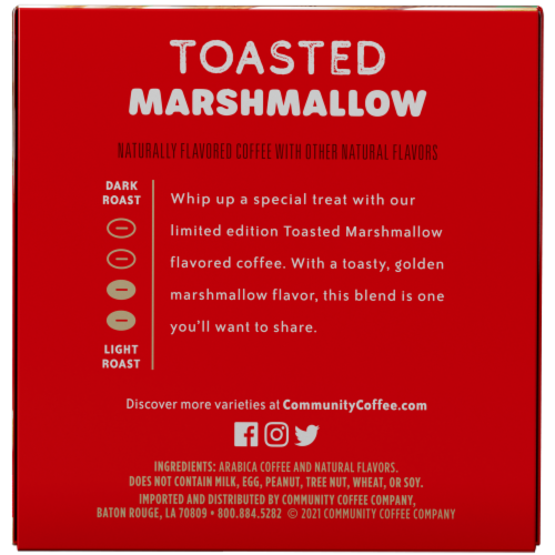 Community Coffee® Toasted Marshmallow K-Cup Coffee Pods Perspective: left