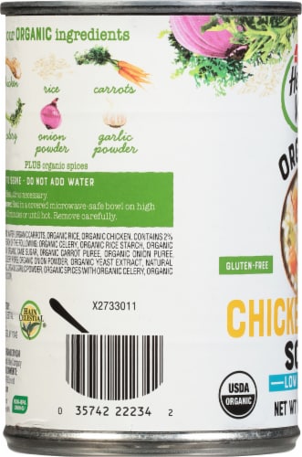 Health Valley Organic® No Salt Added Chicken Rice Soup Perspective: left