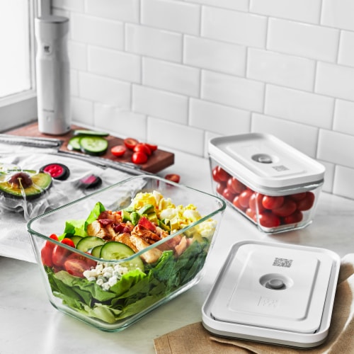 Zwilling Fresh & Save Glass Vacuum Food Storage Starter Set Perspective: left