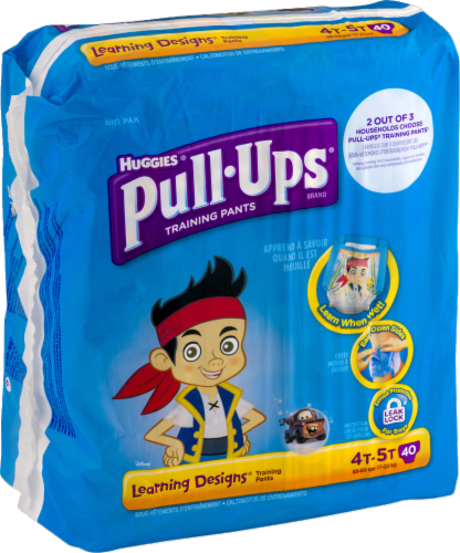 Pull-Ups Learning Designs Boys' Potty Training Pants, 4T-5T (38-50 lbs) Perspective: left