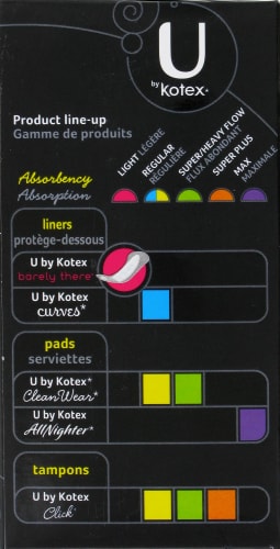 Kotex U Thin Panty Liners Perspective: left