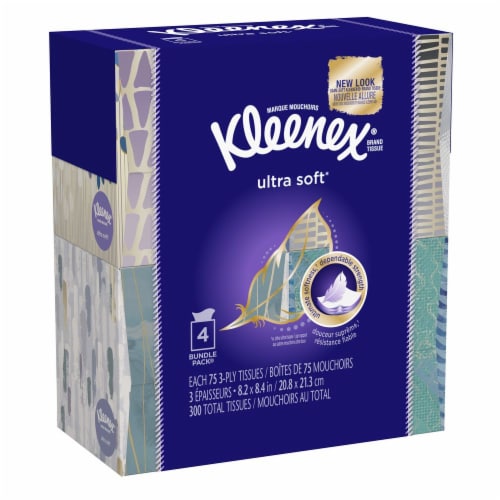 Kleenex Ultra Soft Facial Tissues Perspective: left