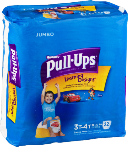 Pull-Ups Learning Designs Boys' Potty Training Pants, 3T-4T (32-40 lbs) Perspective: left