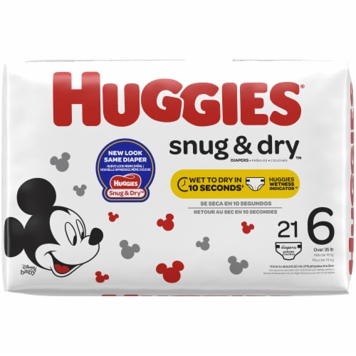 Save on Huggies Snug & Dry Size 6 Diapers 35+ lbs Order Online Delivery