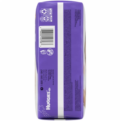 Huggies Little Movers Baby Diapers, Size 5 (27+ lbs) Perspective: left