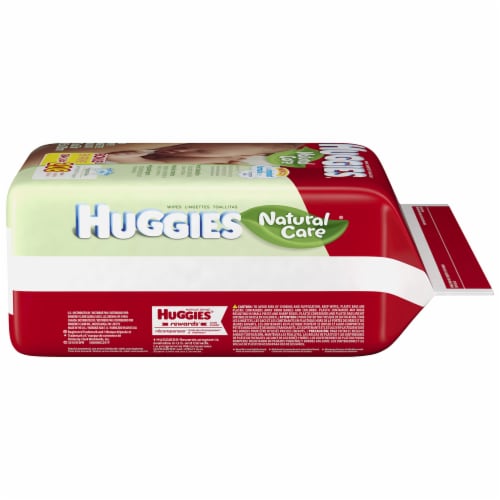 Huggies Naturally Clean Wipes Refill Perspective: left