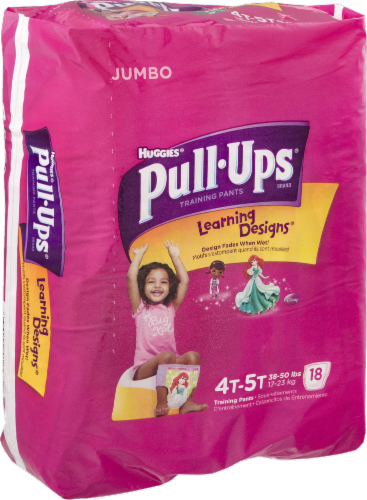 Pull-Ups Learning Designs Girls' Potty Training Pants, 4T-5T (38-50 lbs),  18 ct - Food 4 Less