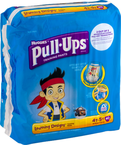 Pull-Ups Learning Designs Boys' Potty Training Pants, 4T-5T (38-50 lbs) Perspective: left