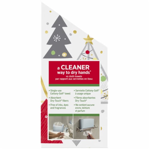 Kleenex Holiday Hand Towels Perspective: left