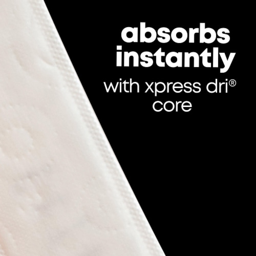 U by Kotex Clean & Secure Panty Liners Light Absorbency Long Length Perspective: left