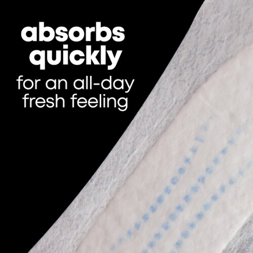 U by Kotex Daily Panty Liners, Balance, Wrapped, Light Absorbency Regular Length Perspective: left
