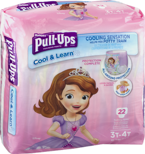 Pull-Ups Cool & Learn Girls' Potty Training Pants, 3T-4T (32-40