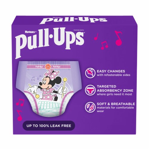 Pull-Ups Girls' Potty Training Pants 2T-3T Perspective: left